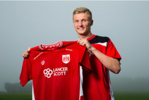 Taylor Moore signs for Bristol City from RC Lens - Rogan Thomson/JMP - 25/08/2016 - FOOTBALL - Failand Training Ground - Bristol, England - Bristol City Taylor Moore Signing.